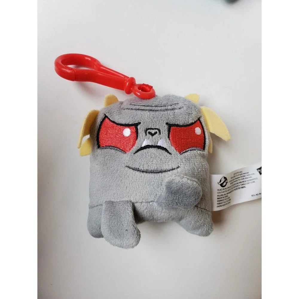 Ghostbusters‎ Set of 4 Plush Keychain Clip Slimer Muncher Stay-Puft Terror Dog